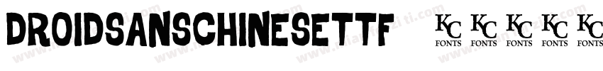 DROIDSANSCHINESETTF字体转换
