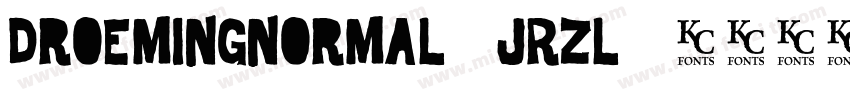 DroemingNormal-jRzl字体转换