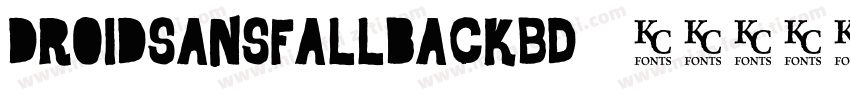 droidsansfallbackBD字体转换