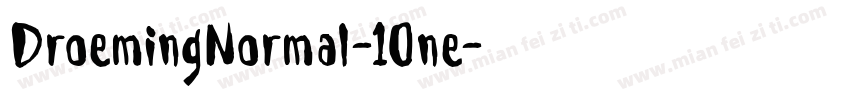 DroemingNormal-10ne字体转换
