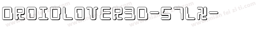 DroidLover3D-57lx字体转换