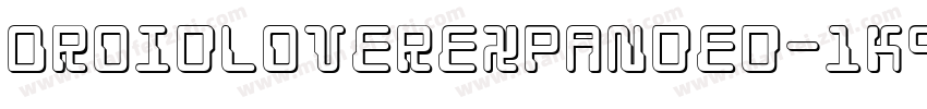 DroidLoverExpanded-1K94字体转换