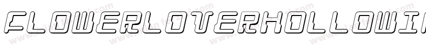 FlowerLoverHollowInverse-wX89字体转换