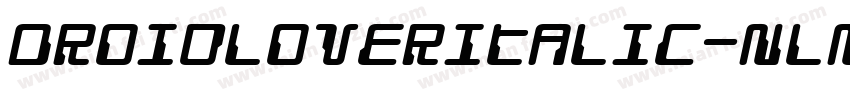 DroidLoverItalic-nlnJ字体转换