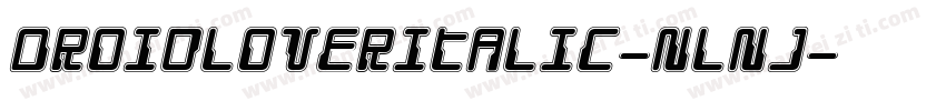 DroidLoverItalic-nlnJ字体转换