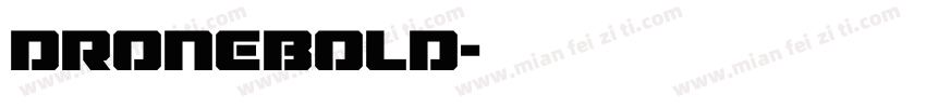 DroneBold字体转换