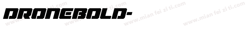 DroneBold字体转换