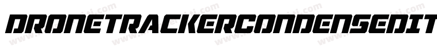 DroneTrackerCondensedItalic-lDp5字体转换