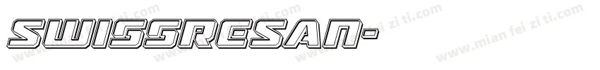SwissReSan字体转换