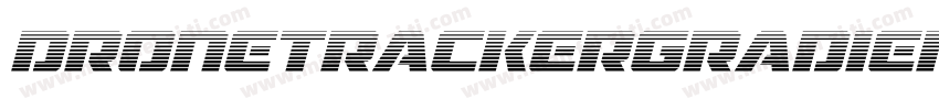 DroneTrackerGradientItalic-Y7Ka字体转换