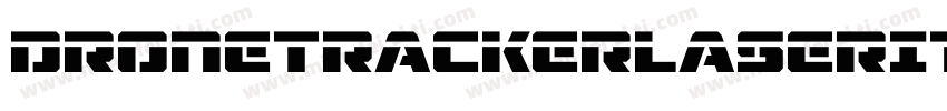 DroneTrackerLaserItalic-v6G7字体转换