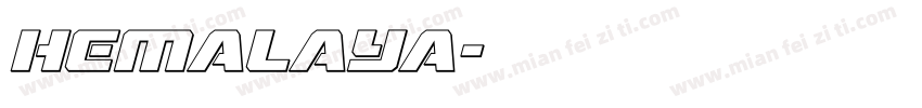Hemalaya字体转换