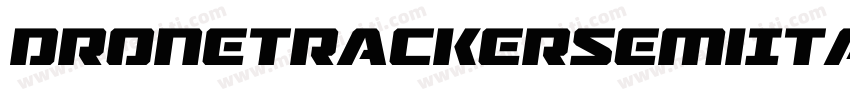 DroneTrackerSemiItalic-LlGD字体转换