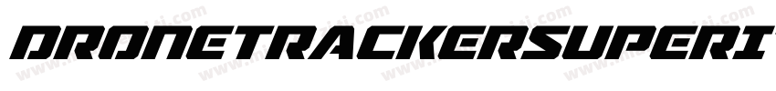 DroneTrackerSuperItalic-XwMj字体转换