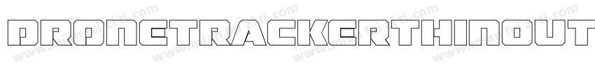 DroneTrackerThinOutline-gOeP字体转换