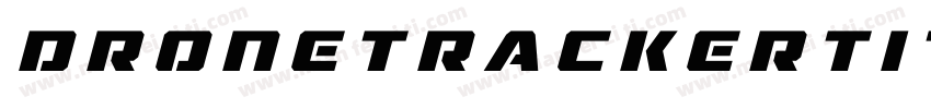 DroneTrackerTitleItalic-0w1R字体转换