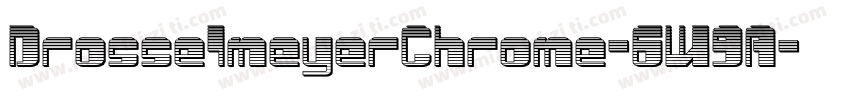 DrosselmeyerChrome-6W9A字体转换