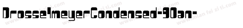 DrosselmeyerCondensed-9Oan字体转换