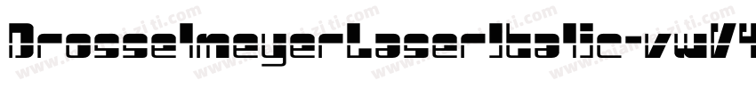 DrosselmeyerLaserItalic-vwV4字体转换