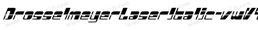 DrosselmeyerLaserItalic-vwV4字体转换