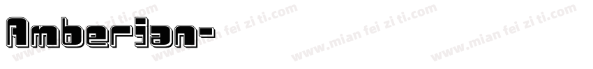 Amberian字体转换