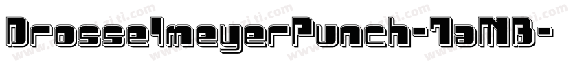 DrosselmeyerPunch-7aMB字体转换