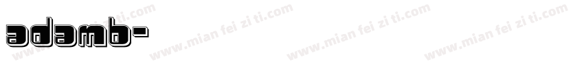 adamb字体转换
