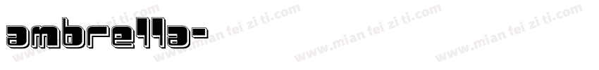 ambrella字体转换