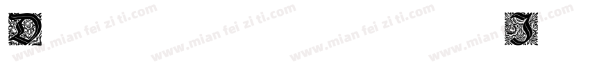 DruckschriftInitialen-RpyW字体转换