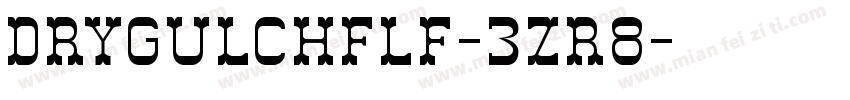 Drygulchflf-3zR8字体转换