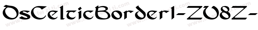 DsCelticBorder1-ZV8Z字体转换