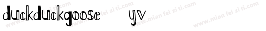 DuckDuckGoose-24yv字体转换