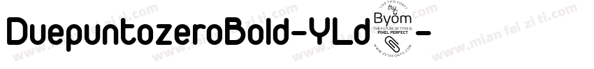 DuepuntozeroBold-YLd8字体转换
