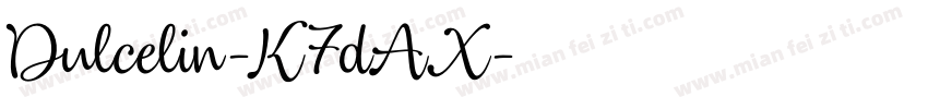 Dulcelin-K7dAX字体转换