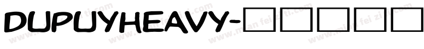 DupuyHeavy字体转换