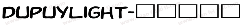 DupuyLight字体转换
