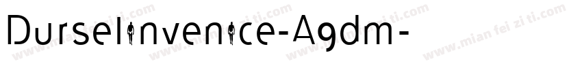 Durselinvenice-A9dm字体转换