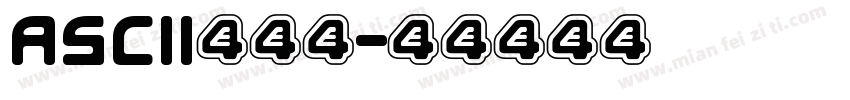 ASCII码字体字体转换