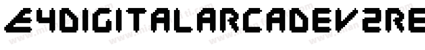 E4DigitalArcadeV2Regular-wZOw字体转换