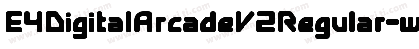 E4DigitalArcadeV2Regular-wZOw字体转换