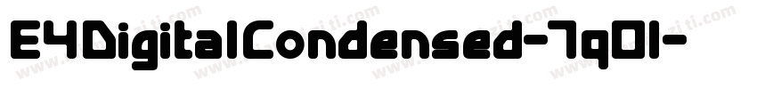 E4DigitalCondensed-7q0l字体转换