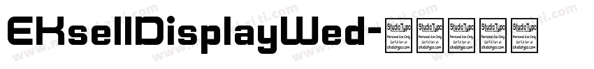 EKsellDisplayWed字体转换