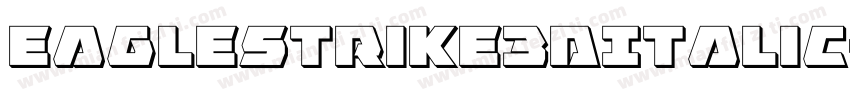 EagleStrike3DItalic-ydJV字体转换