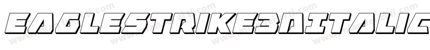 EagleStrike3DItalic-ydJV字体转换