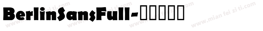 BerlinSansFull字体转换
