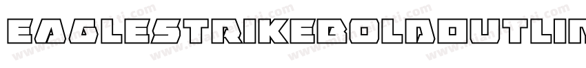 EagleStrikeBoldOutlineItal-1gRv字体转换