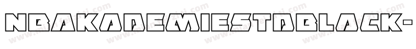 NBAkademieStdBlack字体转换