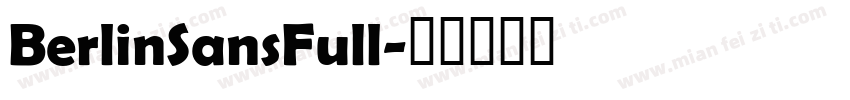 BerlinSansFull字体转换