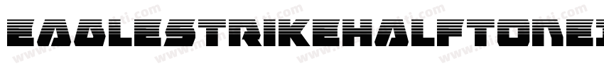 EagleStrikeHalftoneItalic-w7W6字体转换