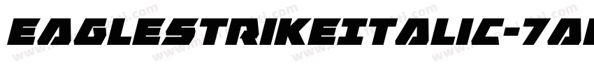 EagleStrikeItalic-7aK4字体转换